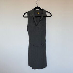 Eddie Bauer Charcoal Sleeveless Mini Dress